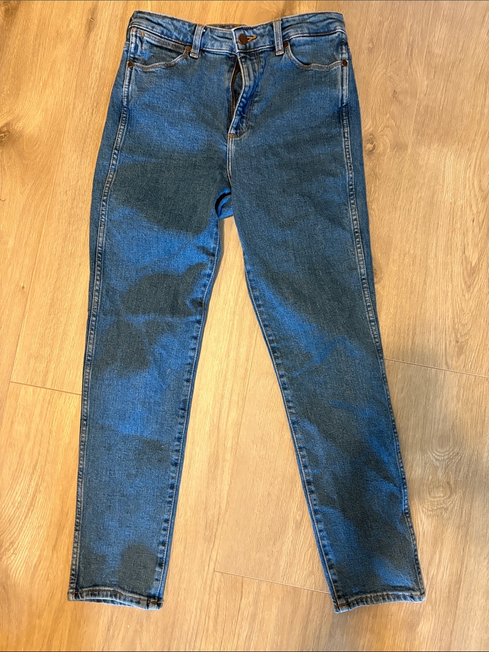 Wrangler Women's Skinny Jeans in Dark Blue Denim 27x32